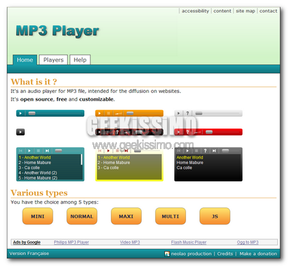 MP3 Flash Player
