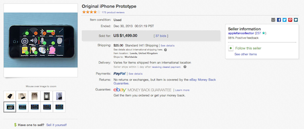 iPhone, venduto un prototipo del primissimo modello a 1.500$ su eBay