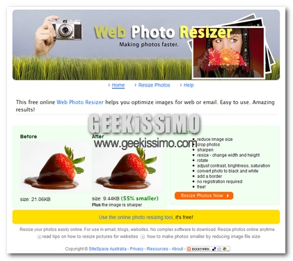 Web Resizer