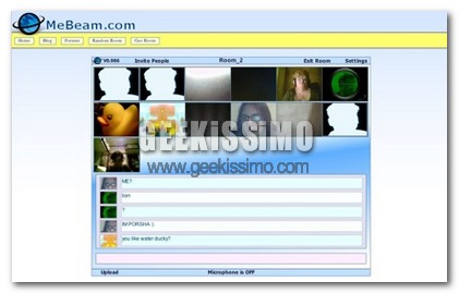 Meebeam videoconferenze