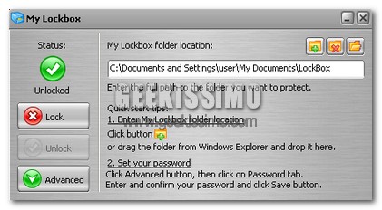 Proteggere le nostre cartelle con My Lockbox2