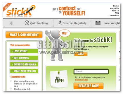 Stickk: stipulare un contratto con se stessi per raggiungere degli obbiettivi
