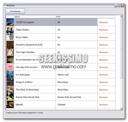Scaricare ed ordinare le cover su iTunes con iArtwork