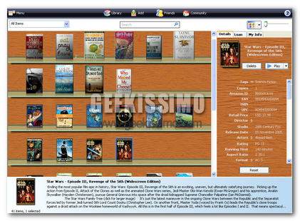 Catalogare i film, la musica, i giochi ed i libri con Libra