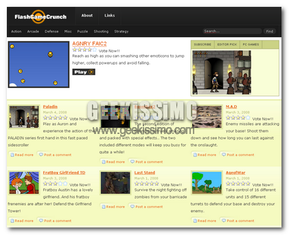 Un altro sito per giocare online FlashGameCrunch