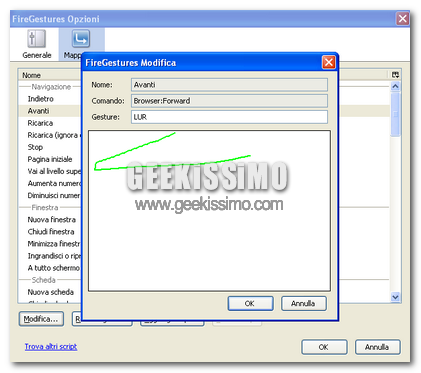FireGestures 1.0.5: Aggiungi le mouse gestures in Firefox