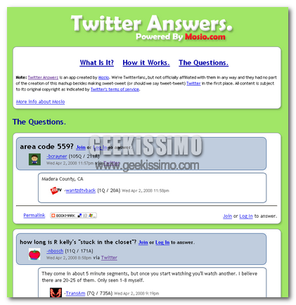 Fare le nostre domande nel web con Twitter Answers