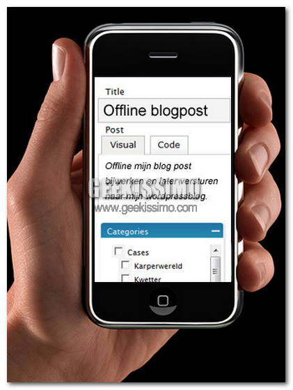 Wordpress: in programma un'applicazione per iPhone