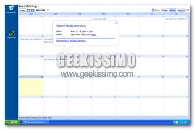 google calendar