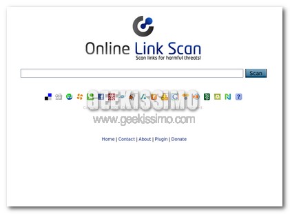 Online Link Scan