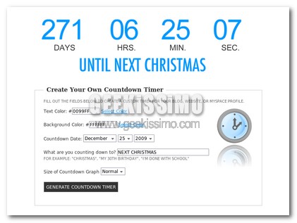 Flash Countdown Timer Generator