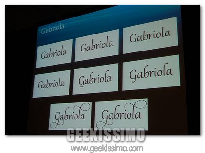 gabriola windows 7 font