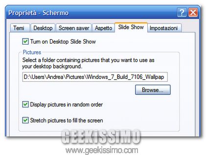 wallpaper slideshow windows 7