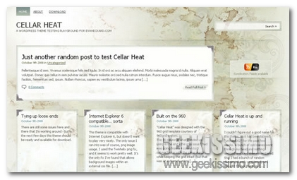 Cellar Heat Theme WordPress
