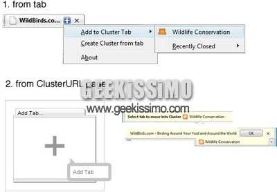 Cluster-Tabs-Plug-in