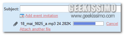 Allegato email (gMail)
