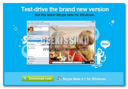 Skype 4.1, tutte le novità della nuova beta