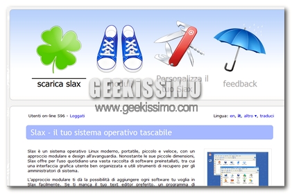 Slax, la distro linux personalizzabile online!