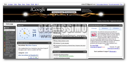 iGoogle Agosto 2009