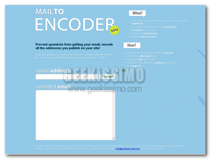 MailTo Encoder