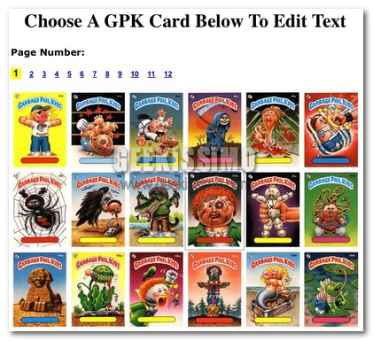 Garbage Pail Kids