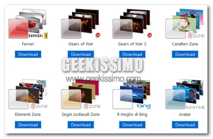 14 nuovi temi per Windows 7