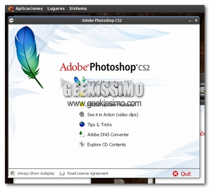 Photshop in Ubuntu 9.10