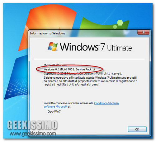 windows 7 with service pack 1