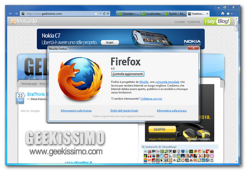 Come trasformare Firefox 4 in IE9