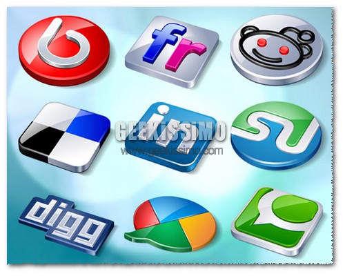 100 icone social