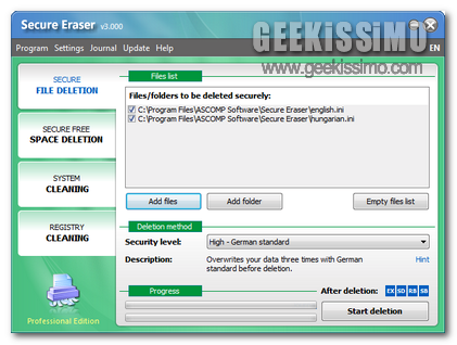 Secure Eraser