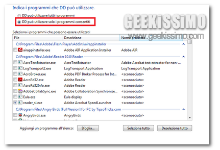 Controllo genitori in Windows 7