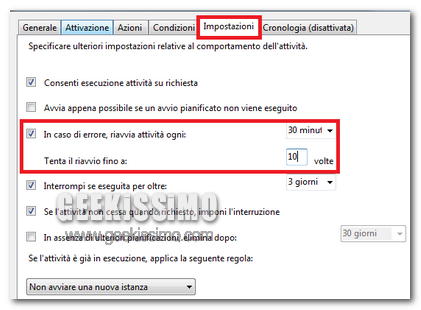 Programmare lo spegnimento automatico del computer