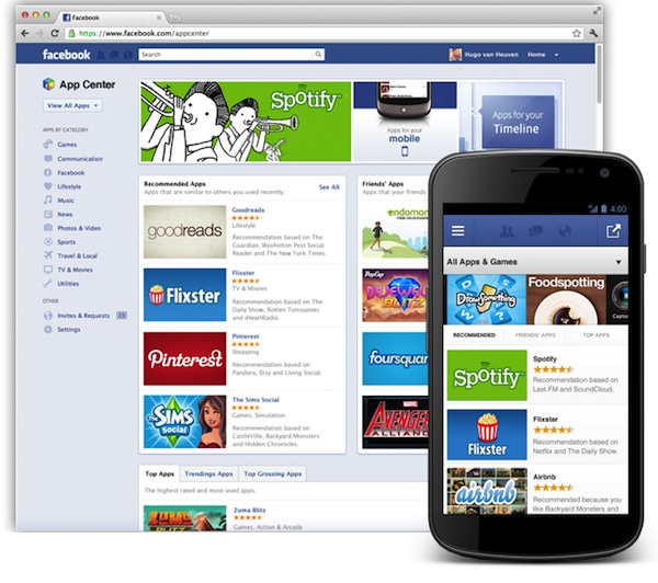 Facebook App Center