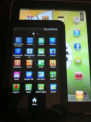 Galaxy Tab VS iPad Regno Unito