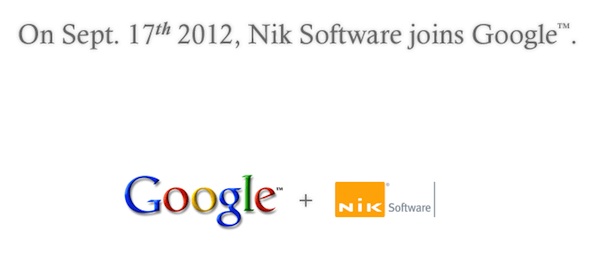 Google acquisisce Nik Software