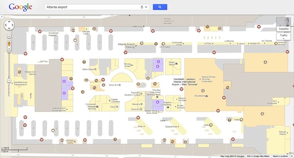 Google Maps Indoors desktop 