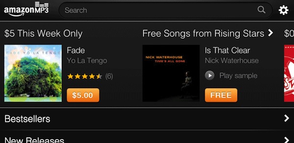 Amazon Store mp3 iOS