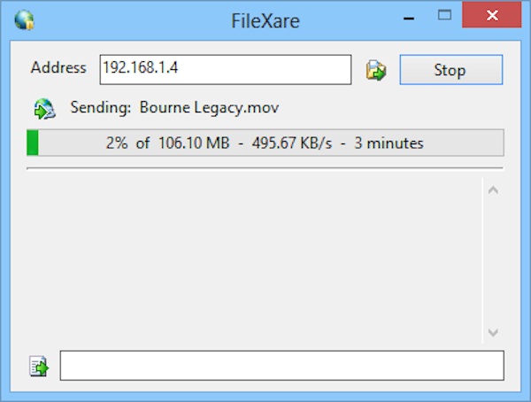 trasferire file lan