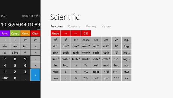 calcolatrice alternativa windows 8