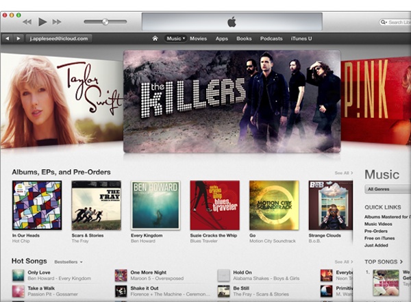 iTunes Store record 25 miliardi brani venduti
