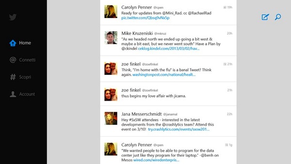 Twitter Windows 8