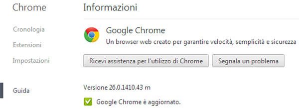 Google Chrome 26