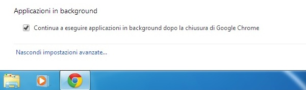 Come rimuovere le di Google Chrome dall'area di notifica di Windows | Geekissimo