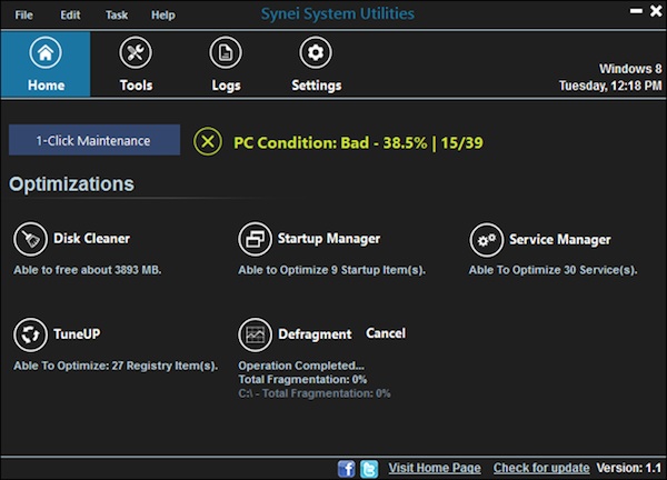 suite ottimizzazione windows