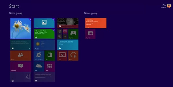 Windows 8.1 live tiles