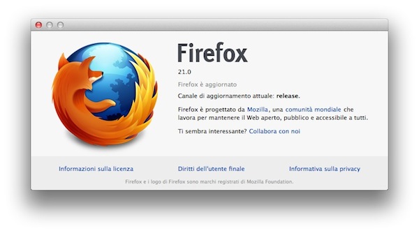 Firefox 21