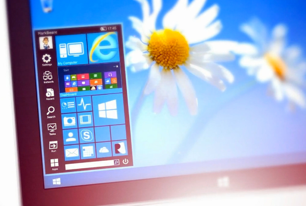 menu start Windows 8