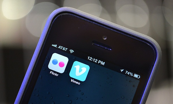 iOS 7 integrazione Flickr Vimeo