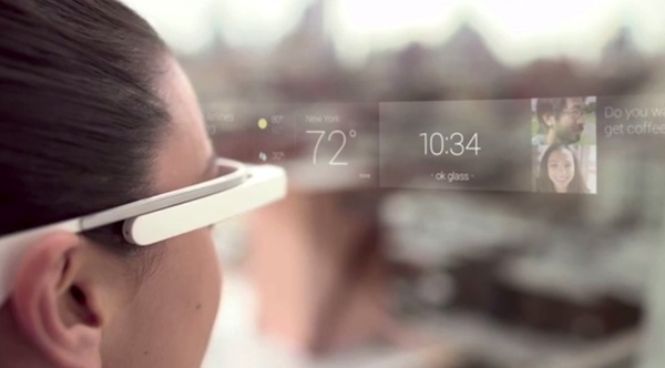 Google Glass funzionamento touchpad
